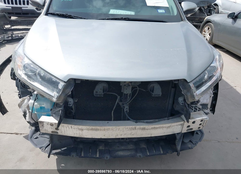 2017 TOYOTA HIGHLANDER LIMITED VIN: 5TDYZRFH6HS197615