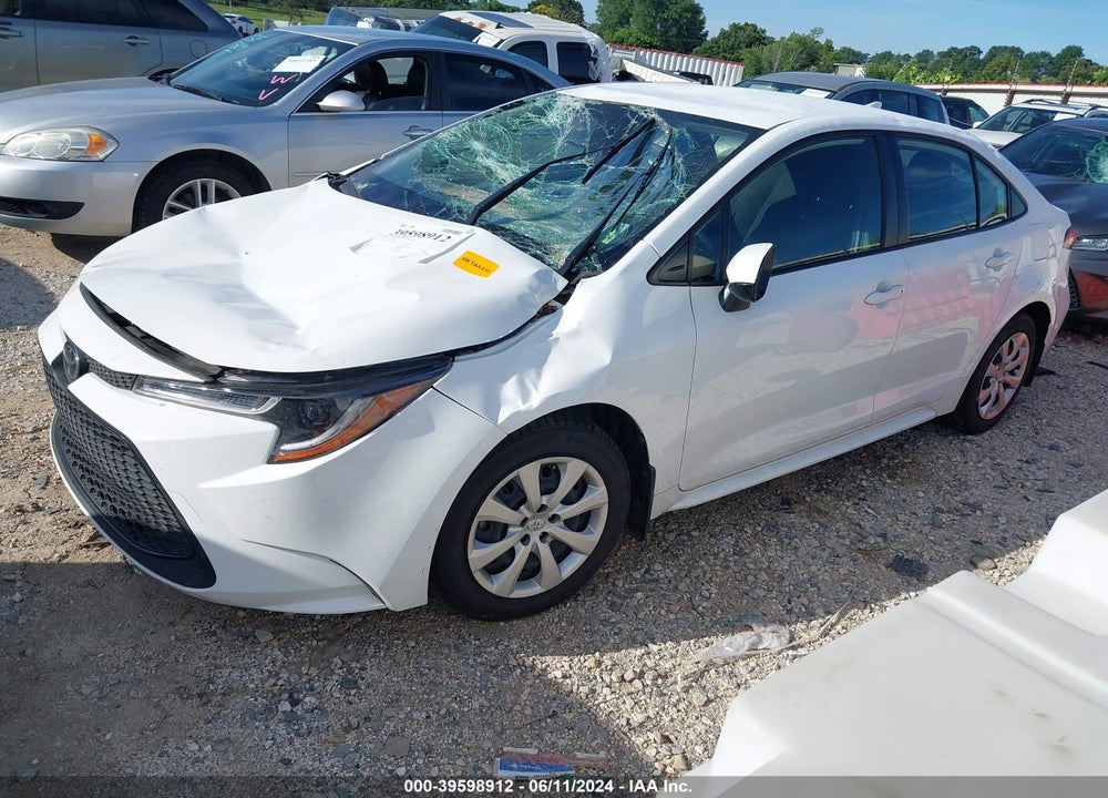 2021 TOYOTA COROLLA LE VIN: JTDEPMAE2MJ182268