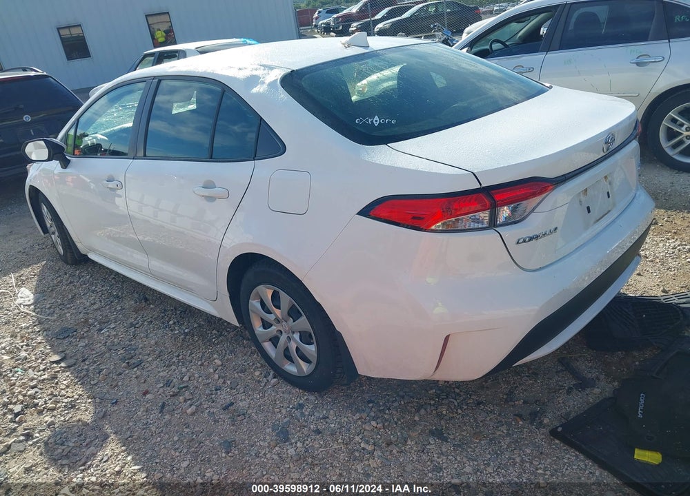 2021 TOYOTA COROLLA LE VIN: JTDEPMAE2MJ182268