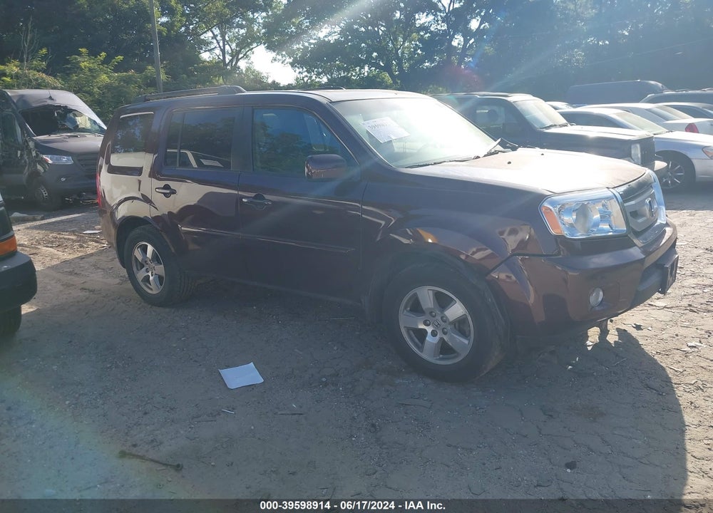 2010 HONDA PILOT EX-L VIN: 5FNYF4H51AB005509