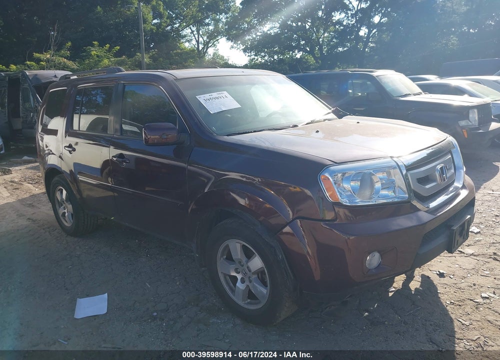 2010 HONDA PILOT EX-L VIN: 5FNYF4H51AB005509