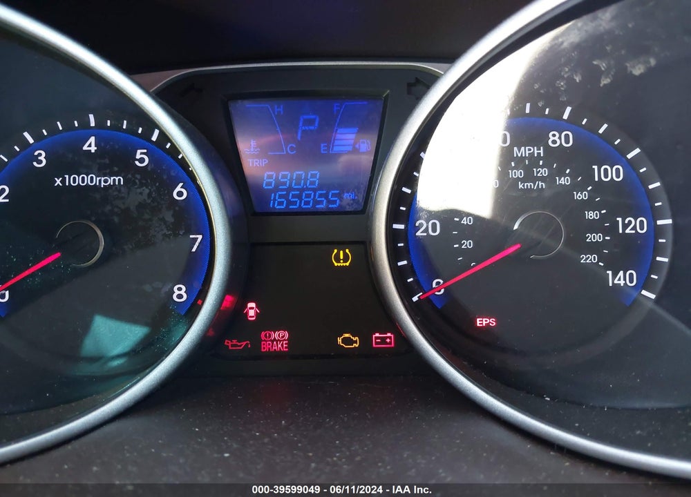 2013 HYUNDAI TUCSON GLS VIN: KM8JUCACXDU600053