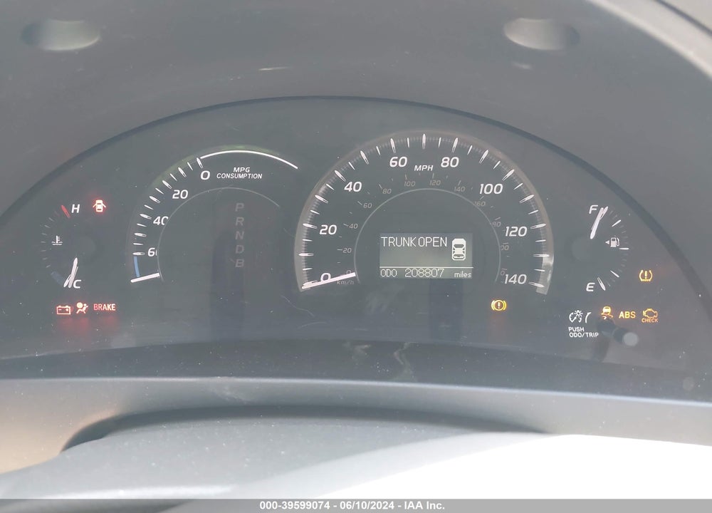 2009 TOYOTA CAMRY HYBRID VIN: 4T1BB46K19U107322