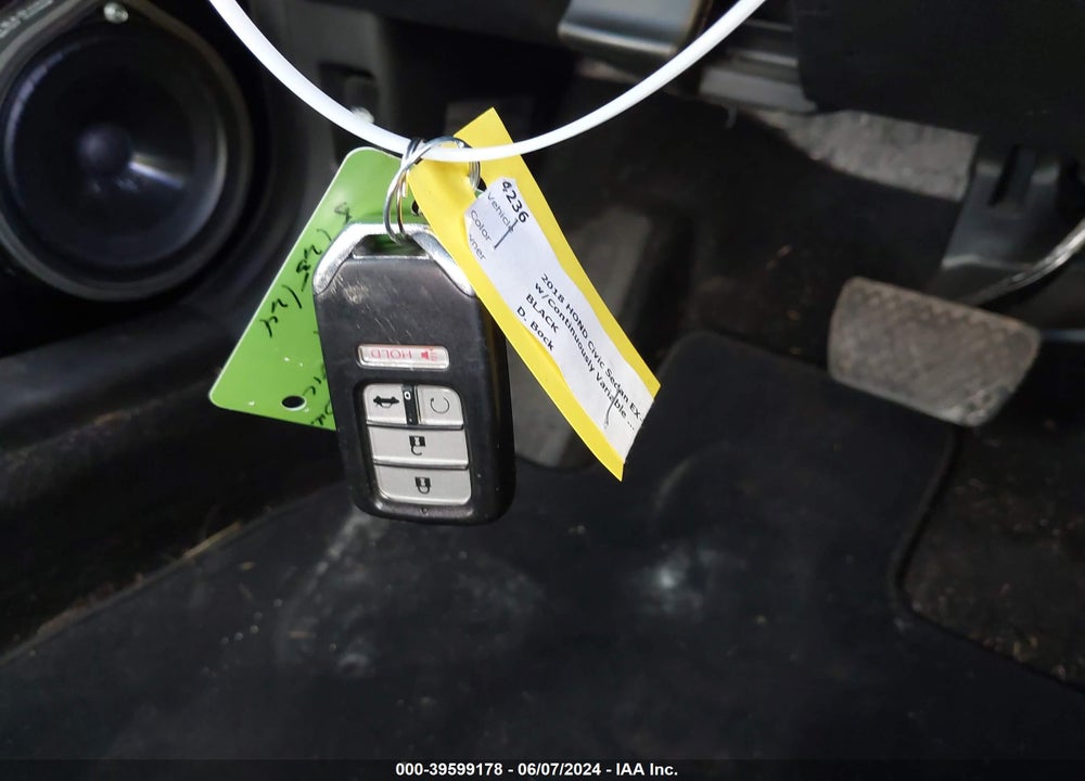 2018 HONDA CIVIC EX-T VIN: JHMFC1F32JX018774