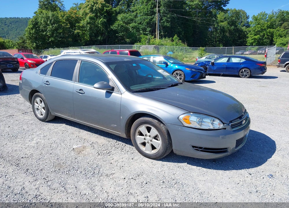 2008 CHEVROLET IMPALA LT VIN: 2G1WT58KX81381207