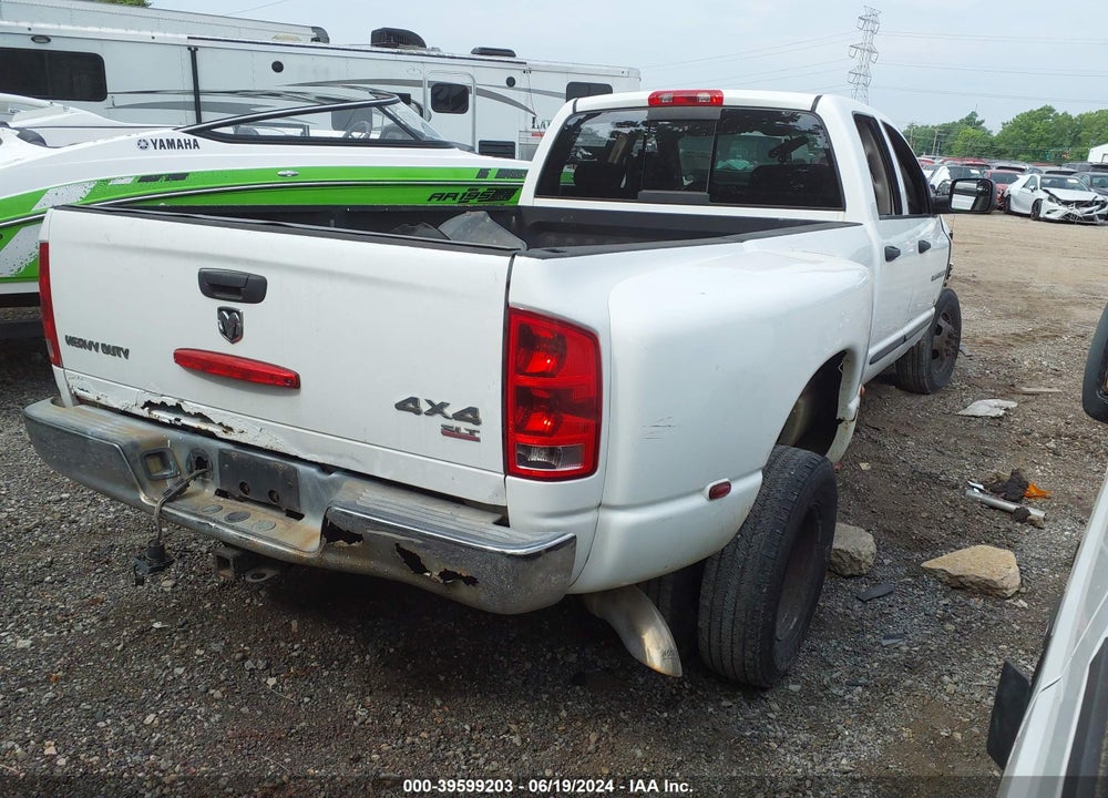 2005 DODGE RAM 3500 SLT/LARAMIE VIN: 3D7MS48C05G761315