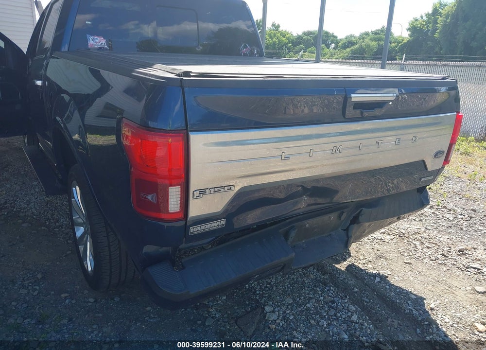 2018 FORD F-150 LIMITED VIN: 1FTEW1EG2JFB78409