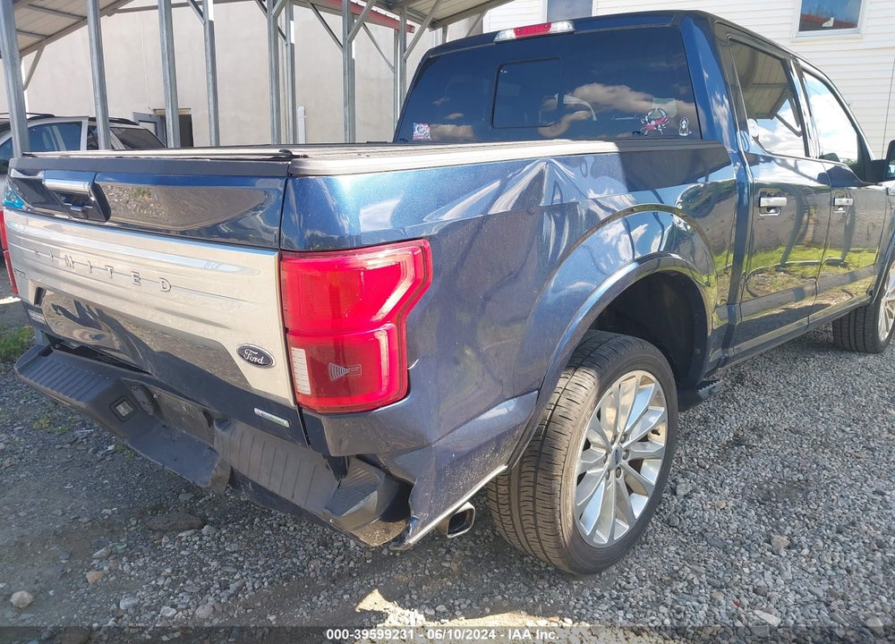 2018 FORD F-150 LIMITED VIN: 1FTEW1EG2JFB78409