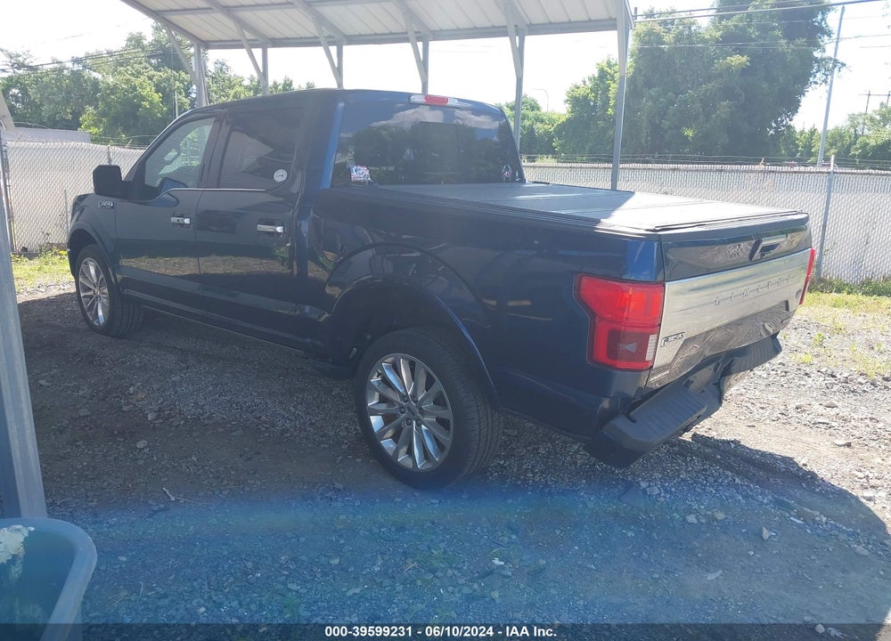 2018 FORD F-150 LIMITED VIN: 1FTEW1EG2JFB78409