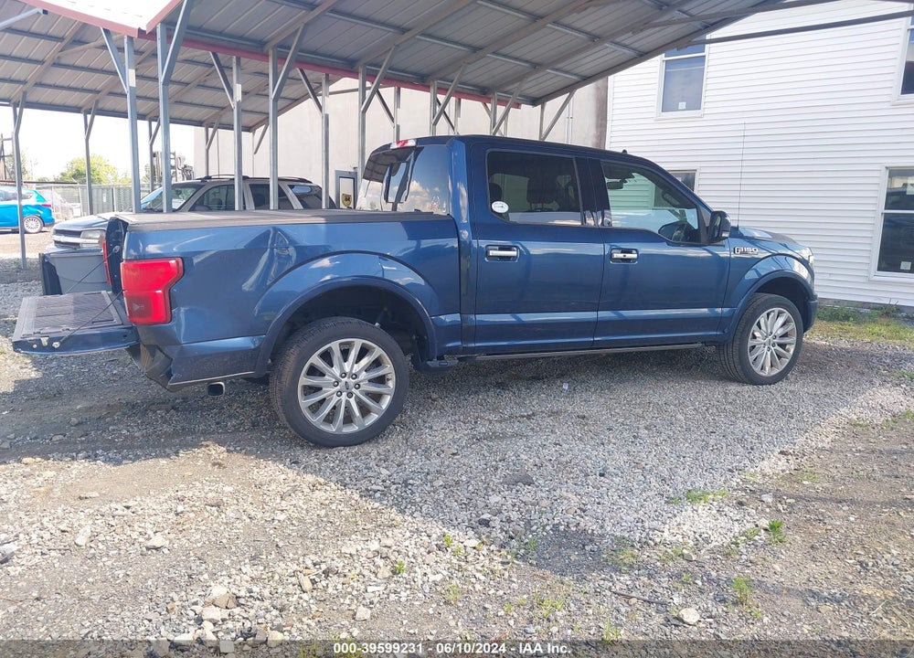 2018 FORD F-150 LIMITED VIN: 1FTEW1EG2JFB78409