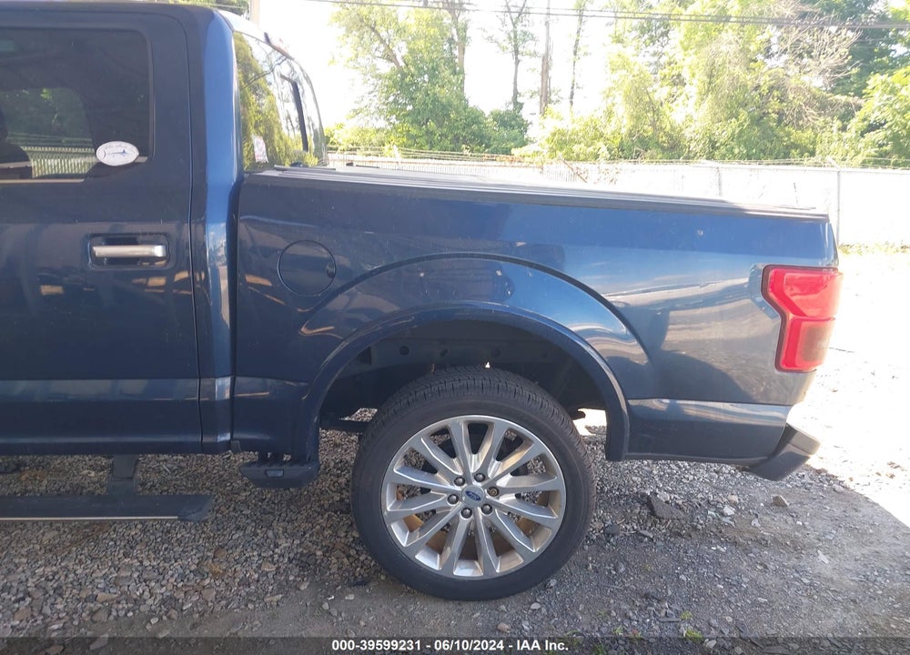 2018 FORD F-150 LIMITED VIN: 1FTEW1EG2JFB78409