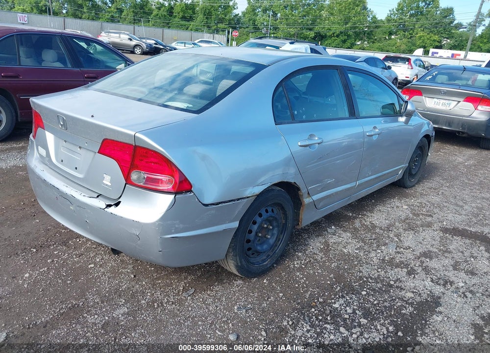 2008 HONDA CIVIC LX VIN: 2HGFA16518H351346