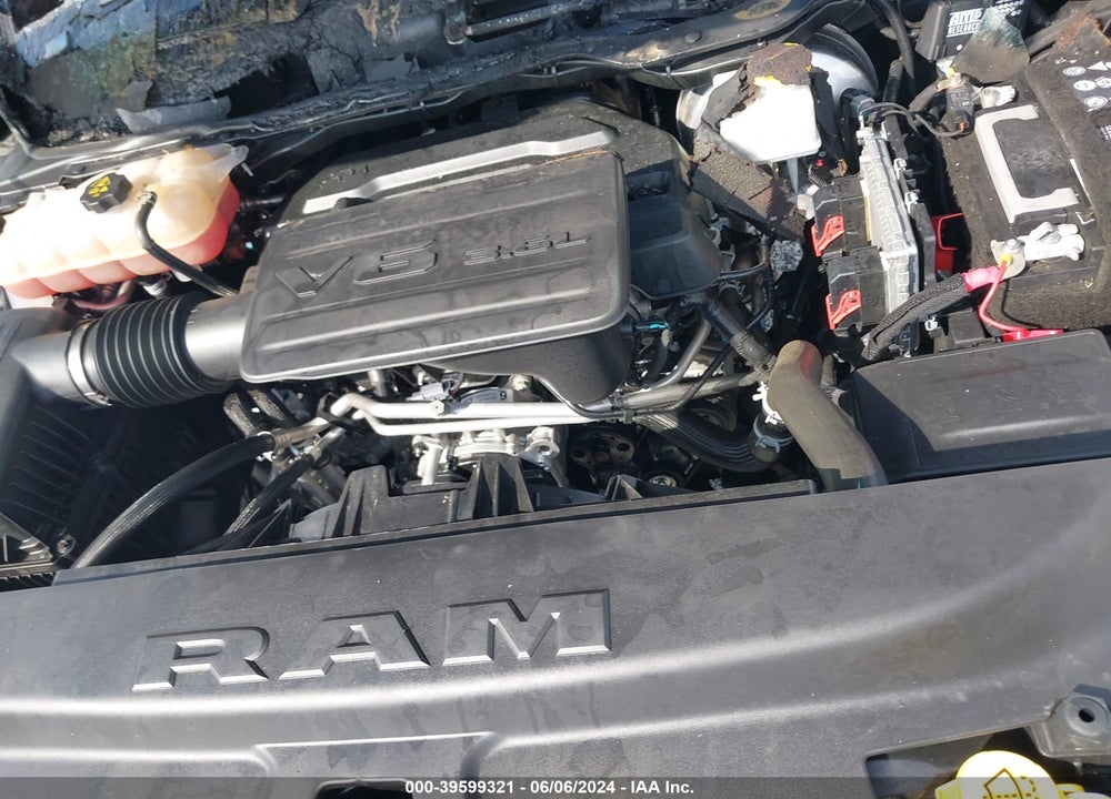 2022 RAM 1500 BIG HORN QUAD CAB 4X2 6'4 BOX VIN: 1C6RREBG4NN358983