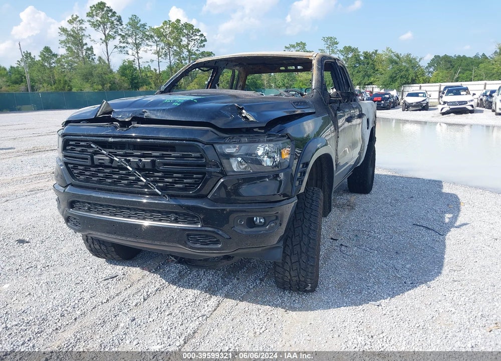 2022 RAM 1500 BIG HORN QUAD CAB 4X2 6'4 BOX VIN: 1C6RREBG4NN358983