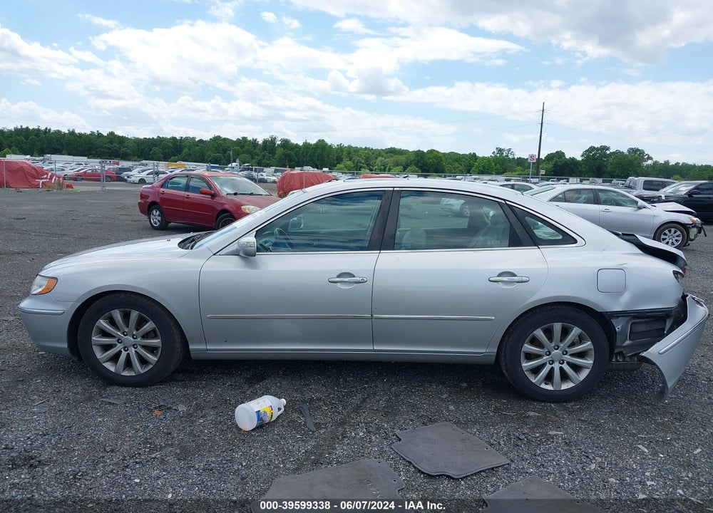 2009 HYUNDAI AZERA LIMITED VIN: KMHFC46FX9A369889