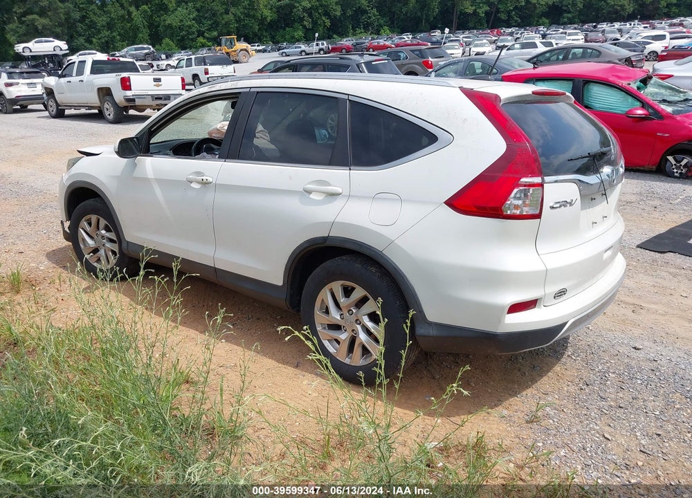 2015 HONDA CR-V EX-L VIN: 5J6RM4H72FL058603