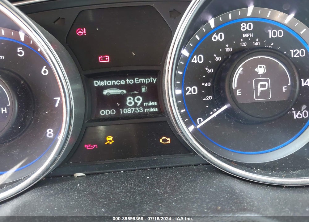 2014 HYUNDAI SONATA GLS VIN: 5NPEB4AC0EH922469
