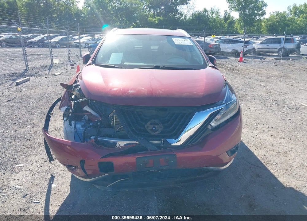 2018 NISSAN MURANO SL VIN: 5N1AZ2MHXJN138621