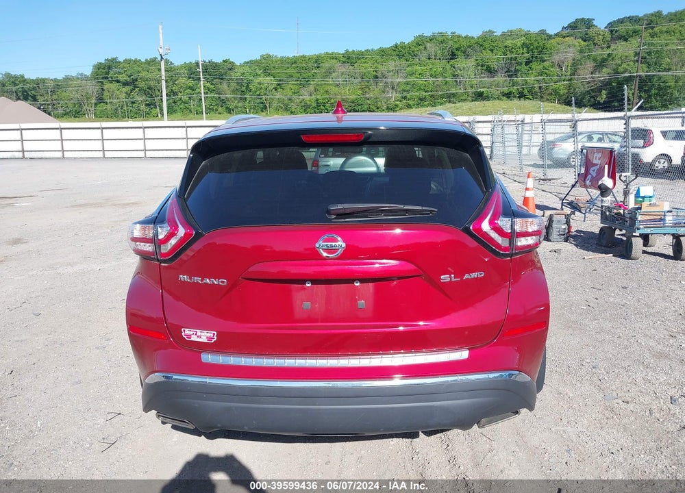 2018 NISSAN MURANO SL VIN: 5N1AZ2MHXJN138621