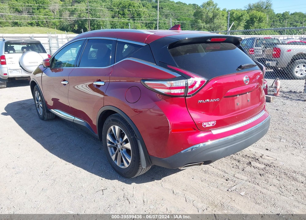 2018 NISSAN MURANO SL VIN: 5N1AZ2MHXJN138621