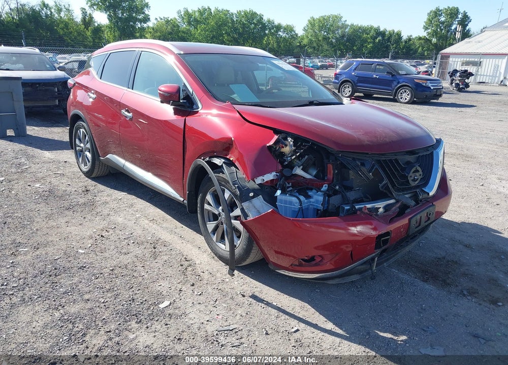 2018 NISSAN MURANO SL VIN: 5N1AZ2MHXJN138621