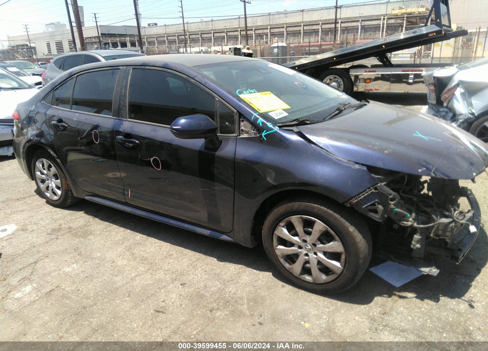 2020 TOYOTA COROLLA LE VIN: 5YFEPRAE3LP124726