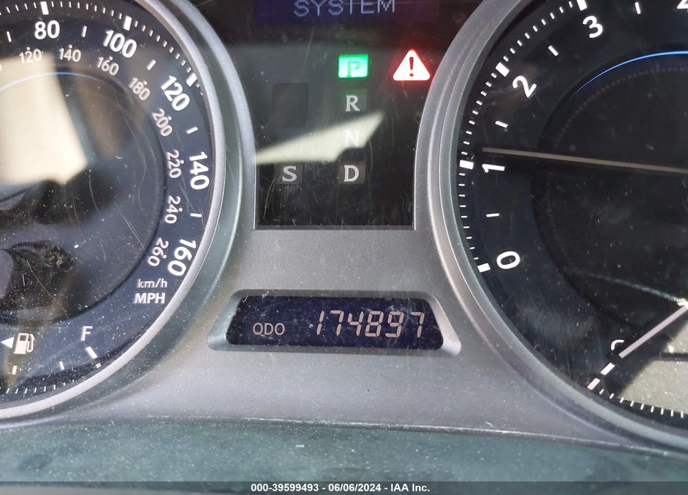 2006 LEXUS IS 250 VIN: JTHBK262662015394