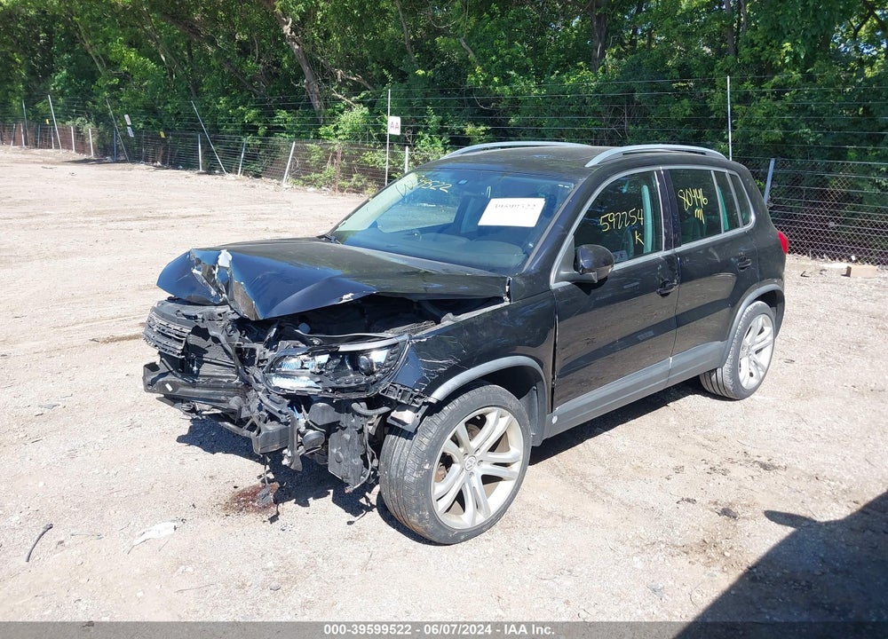 2012 VOLKSWAGEN TIGUAN SEL VIN: WVGBV7AX2CW592254