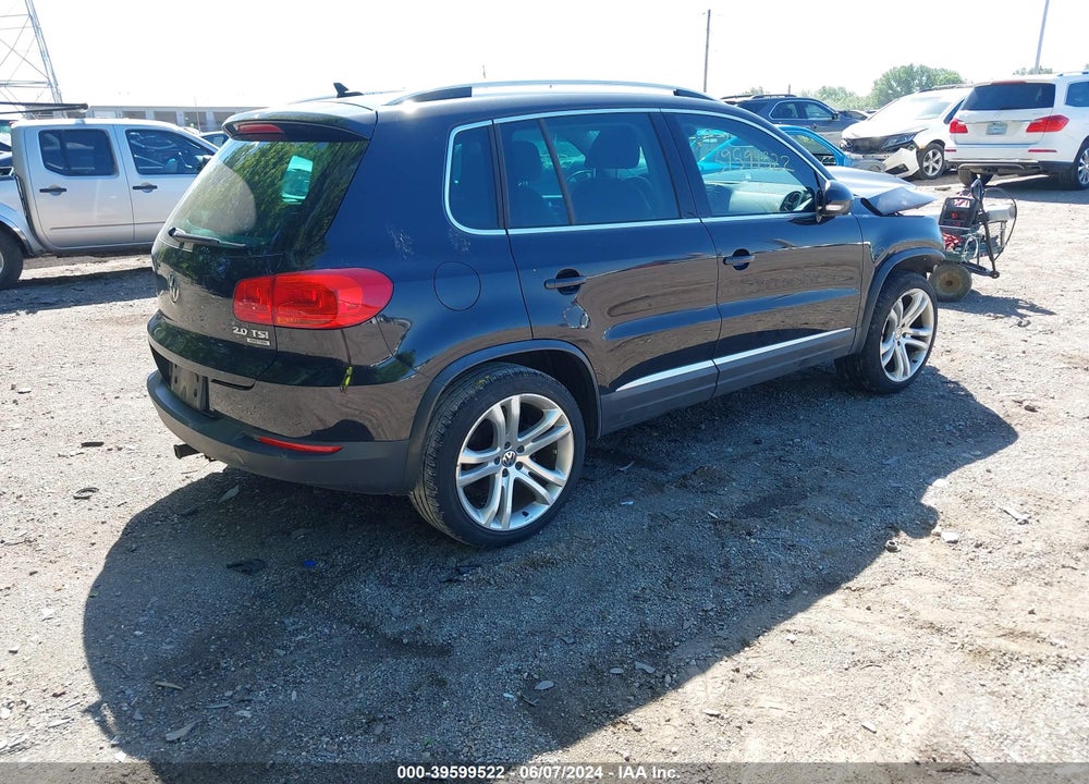 2012 VOLKSWAGEN TIGUAN SEL VIN: WVGBV7AX2CW592254