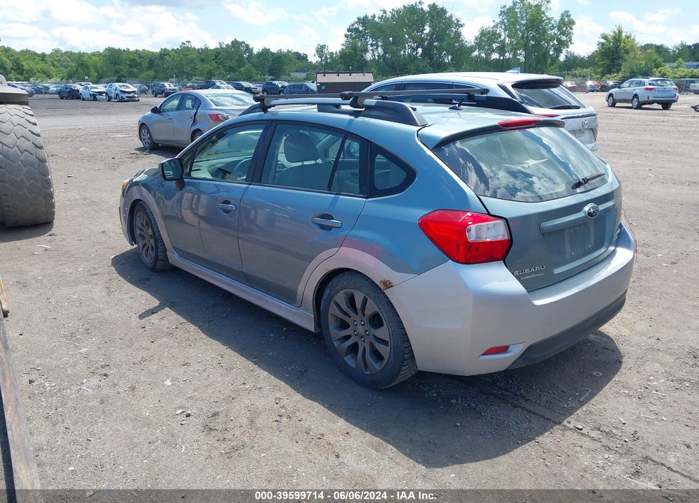 2012 SUBARU IMPREZA 2.0I SPORT LIMITED VIN: JF1GPAR60CH224209