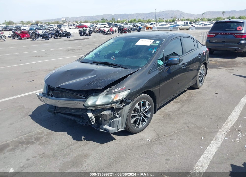 2013 HONDA CIVIC EX VIN: 19XFB2F82DE066429