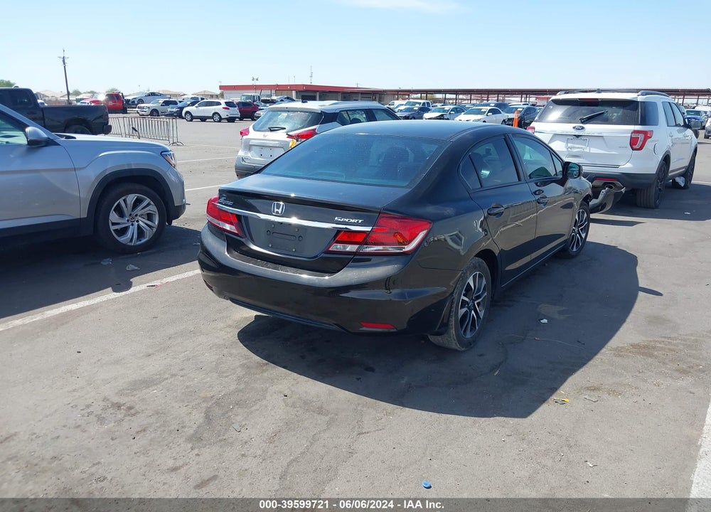 2013 HONDA CIVIC EX VIN: 19XFB2F82DE066429
