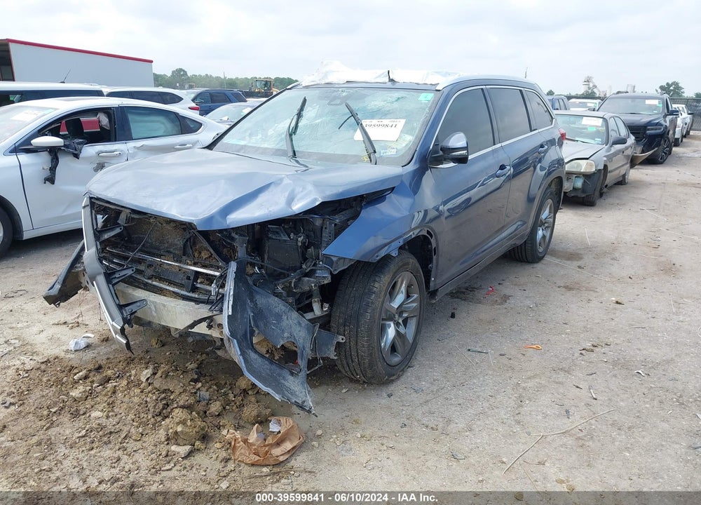 2018 TOYOTA HIGHLANDER LIMITED/PLATINUM VIN: 5TDYZRFH0JS244658