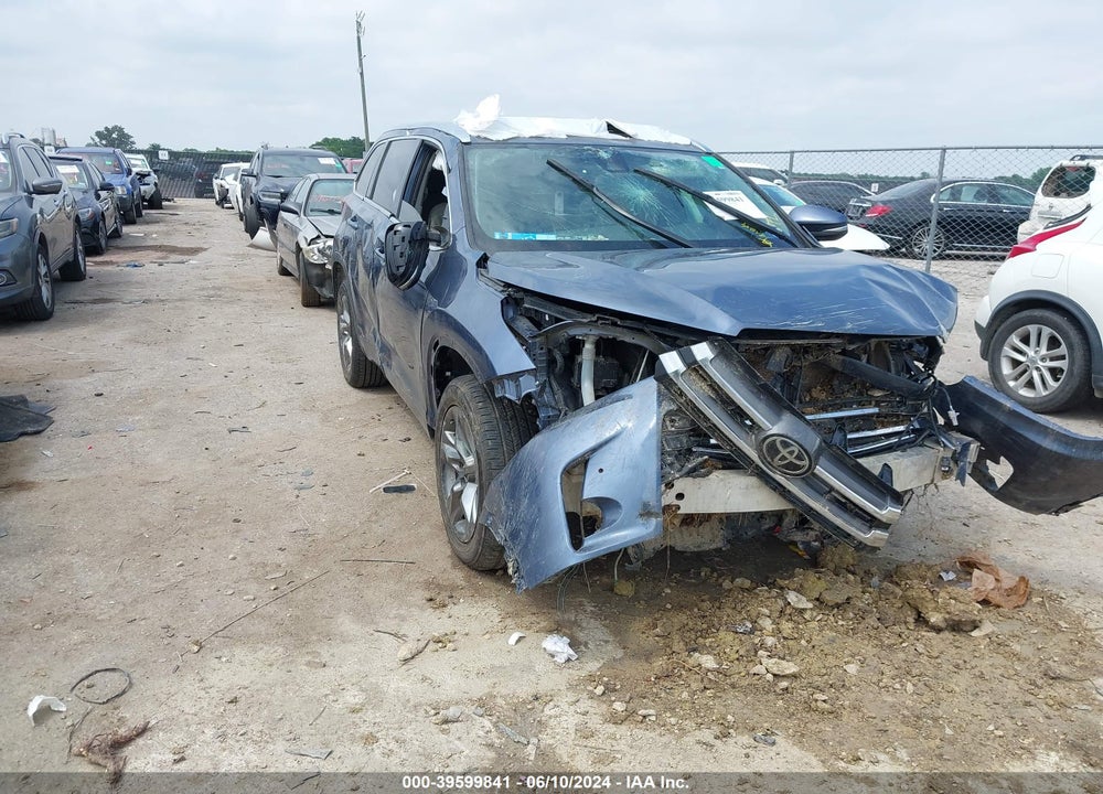 2018 TOYOTA HIGHLANDER LIMITED/PLATINUM VIN: 5TDYZRFH0JS244658