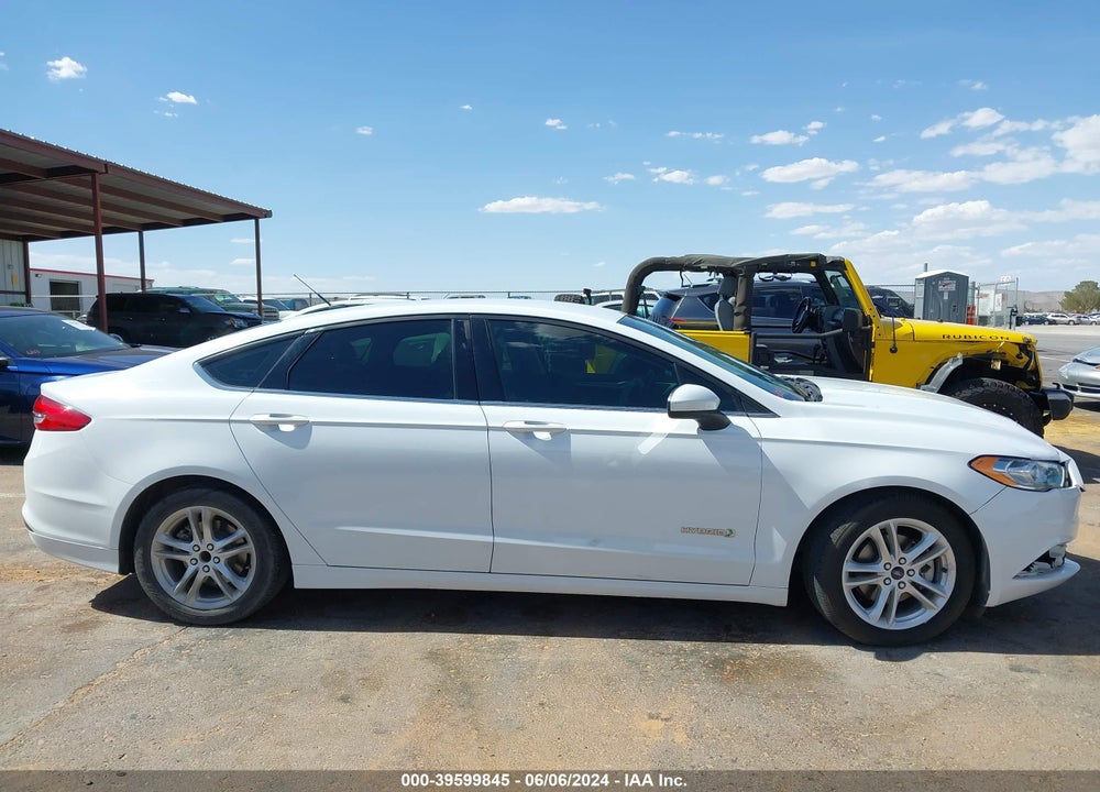 2018 FORD FUSION HYBRID SE VIN: 3FA6P0LU3JR172521