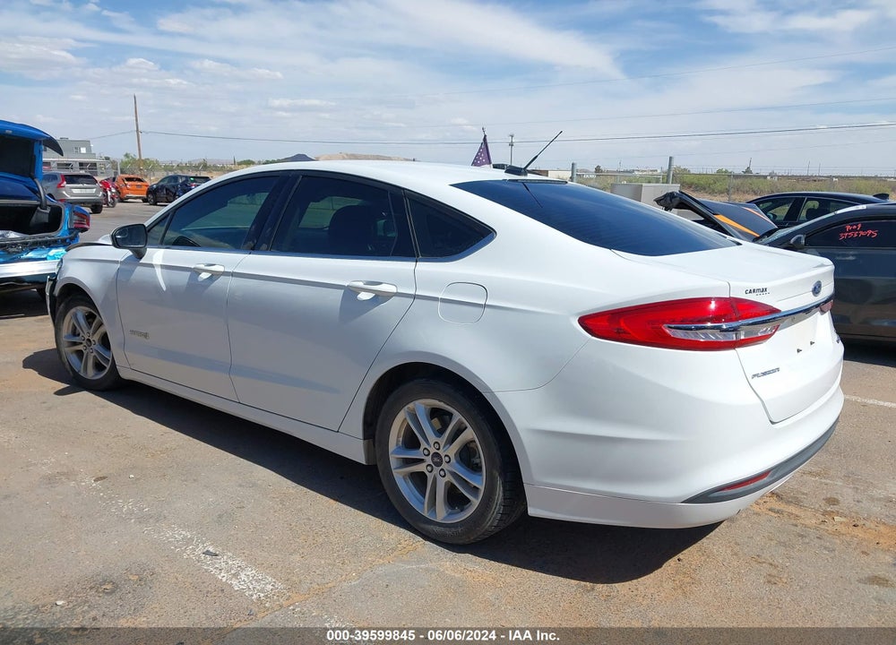 2018 FORD FUSION HYBRID SE VIN: 3FA6P0LU3JR172521