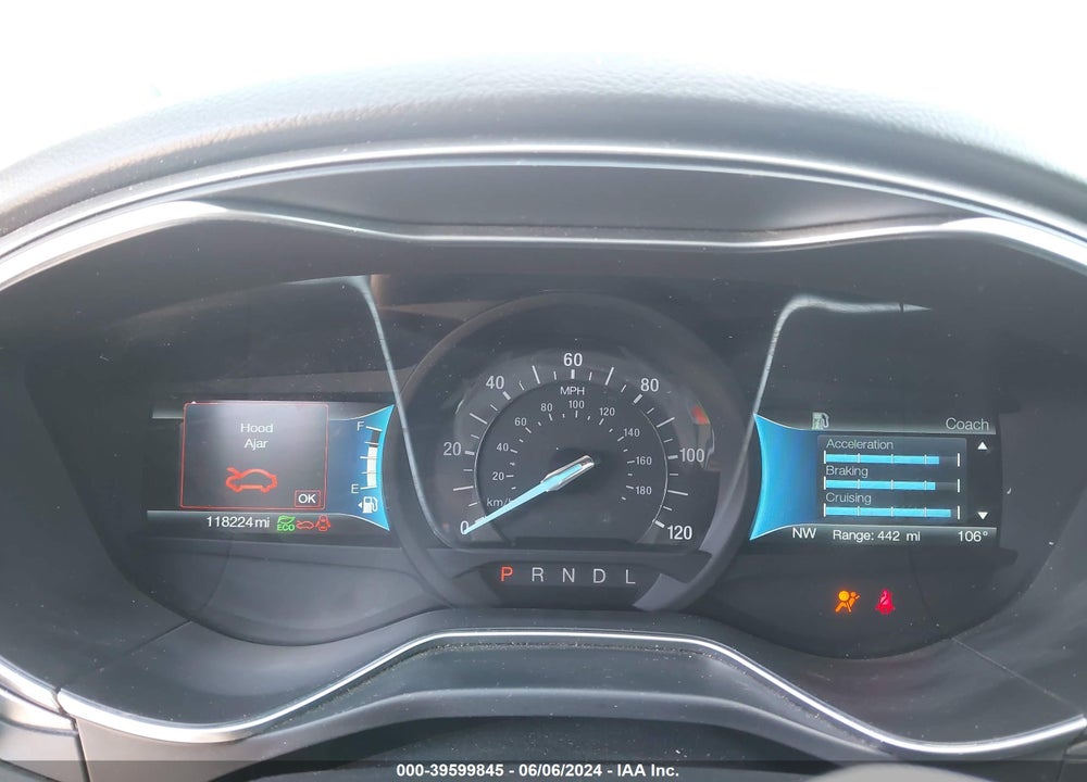 2018 FORD FUSION HYBRID SE VIN: 3FA6P0LU3JR172521
