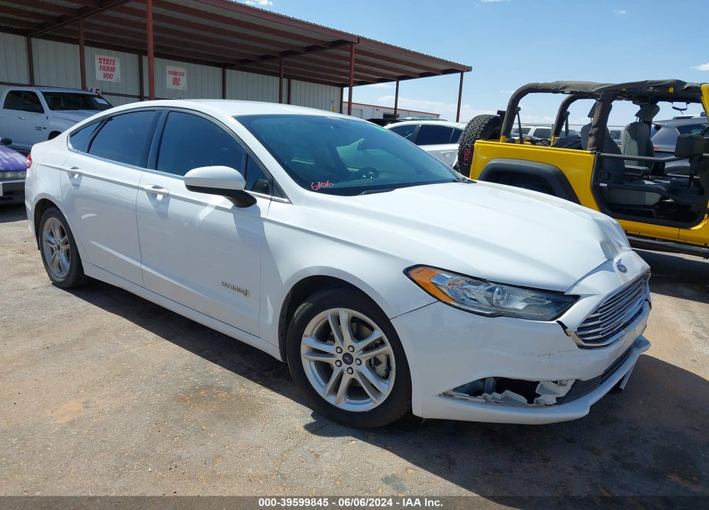 2018 FORD FUSION HYBRID SE VIN: 3FA6P0LU3JR172521