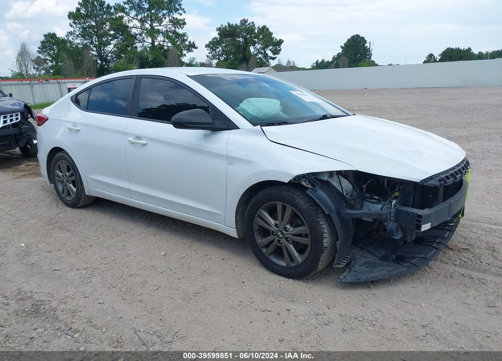 2018 HYUNDAI ELANTRA SEL VIN: 5NPD84LF8JH294933