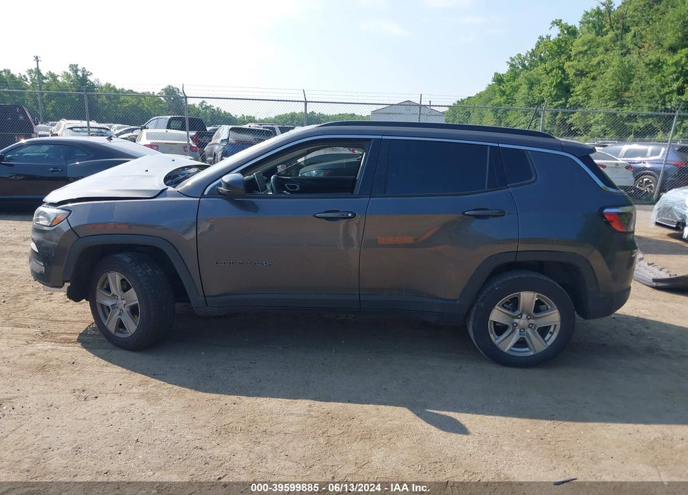 2022 JEEP COMPASS LATITUDE 4X4 VIN: 3C4NJDBB9NT123539
