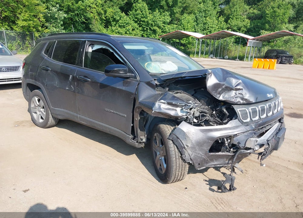 2022 JEEP COMPASS LATITUDE 4X4 VIN: 3C4NJDBB9NT123539