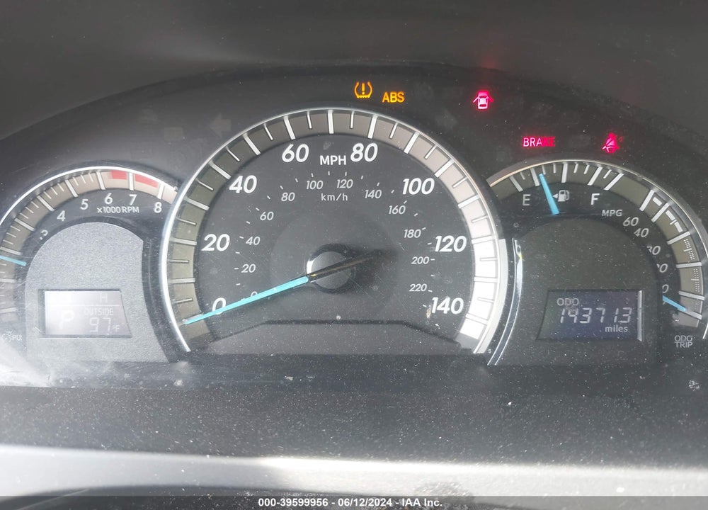 2012 TOYOTA CAMRY SE VIN: 4T1BF1FKXCU605853