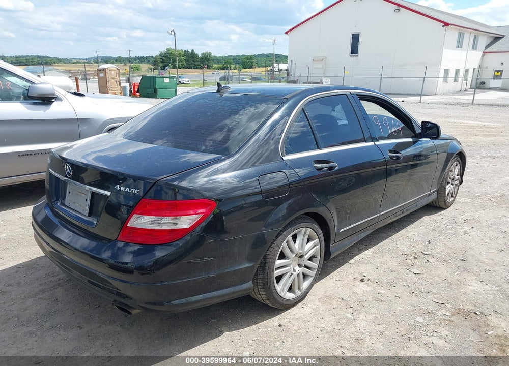 2009 MERCEDES-BENZ C 300 LUXURY 4MATIC/SPORT 4MATIC VIN: WDDGF81X49R046890