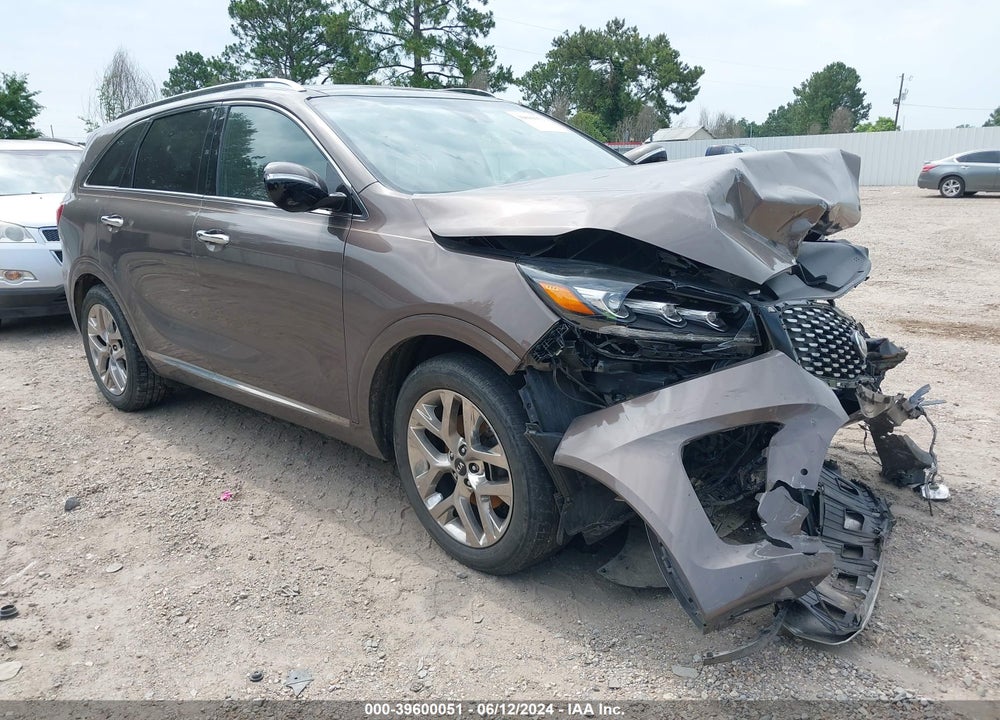 2019 KIA SORENTO 3.3L SXL VIN: 5XYPK4A58KG476004