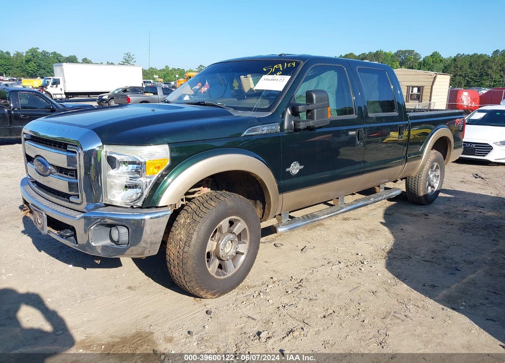 2013 FORD F-250 LARIAT VIN: 1FT7W2BT0DEB55530