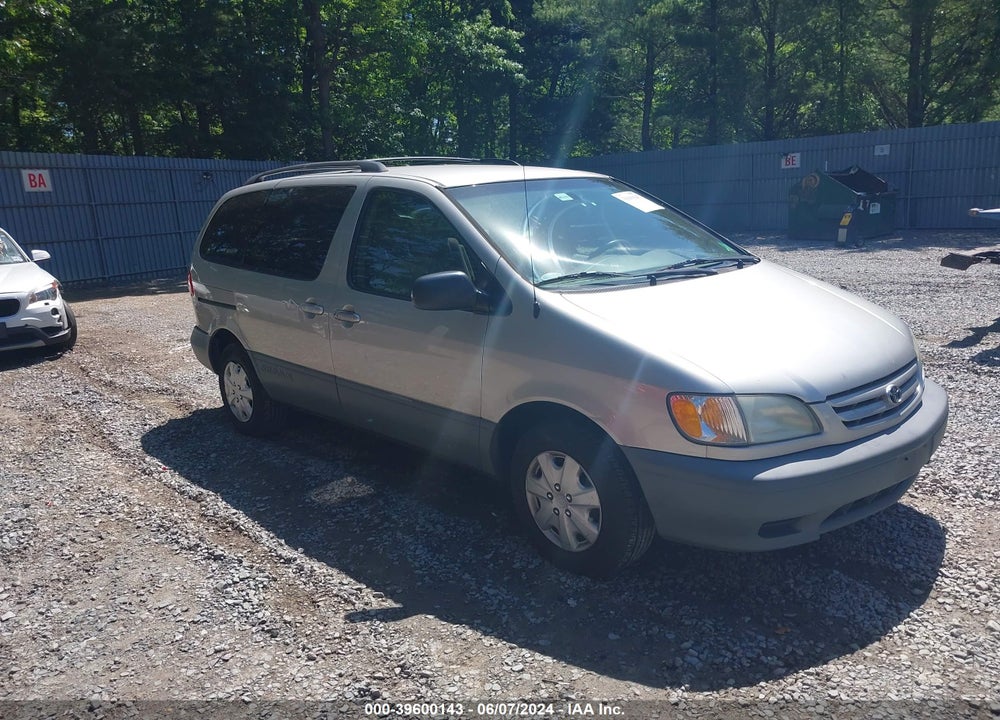 2002 TOYOTA SIENNA CE VIN: 4T3ZF19C62U501546
