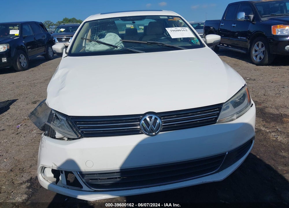 2012 VOLKSWAGEN JETTA 2.5L SE VIN: 3VWDP7AJ1CM381448