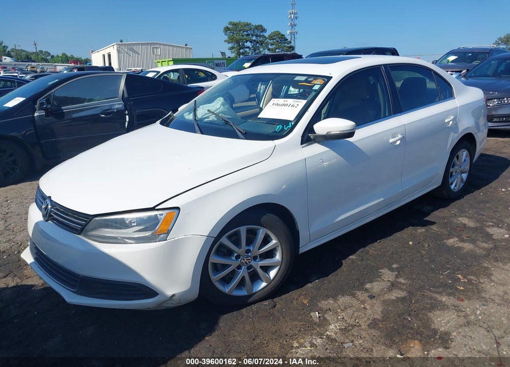 2012 VOLKSWAGEN JETTA 2.5L SE VIN: 3VWDP7AJ1CM381448