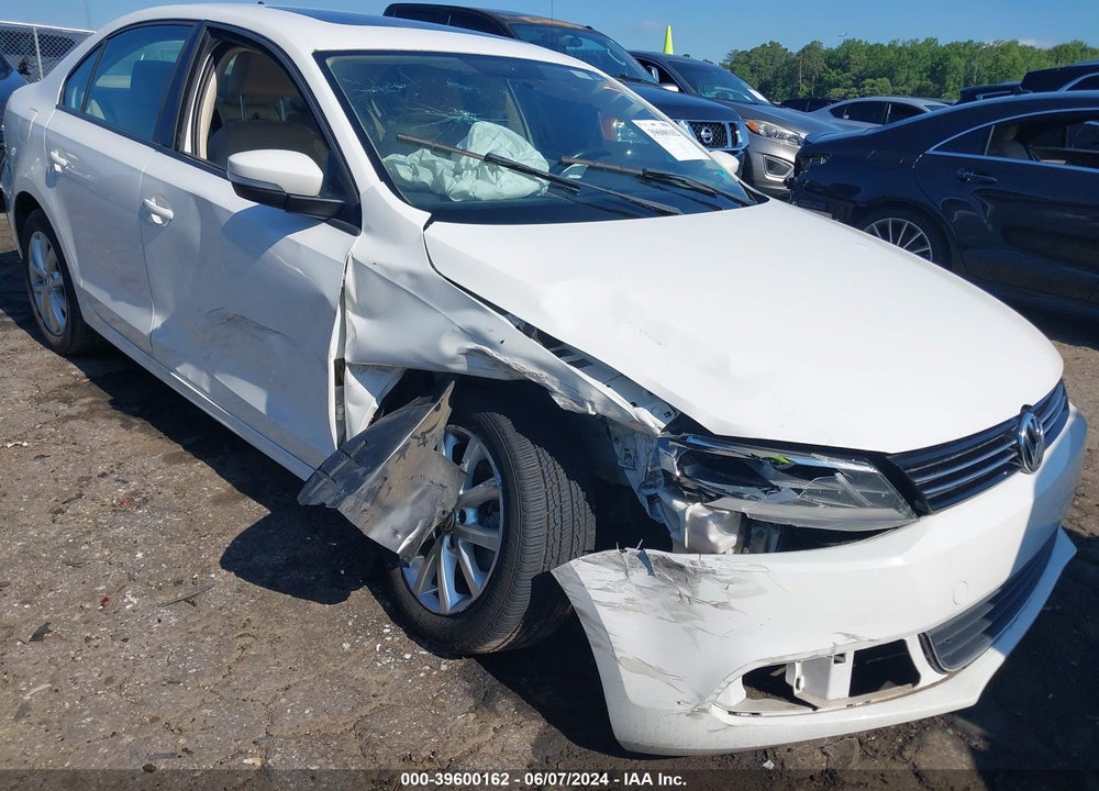 2012 VOLKSWAGEN JETTA 2.5L SE VIN: 3VWDP7AJ1CM381448