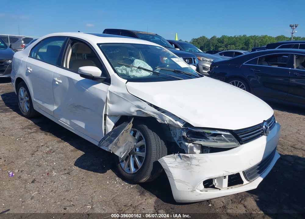 2012 VOLKSWAGEN JETTA 2.5L SE VIN: 3VWDP7AJ1CM381448
